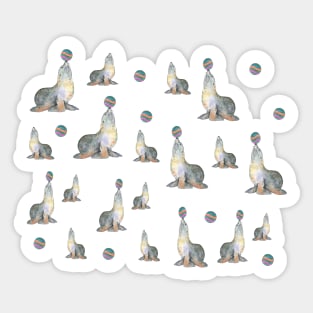 seals playing Sticker